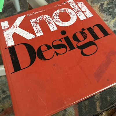 Hans Knoll  Mid Century Furniture Interior Designer Eric Larrabee First Edition