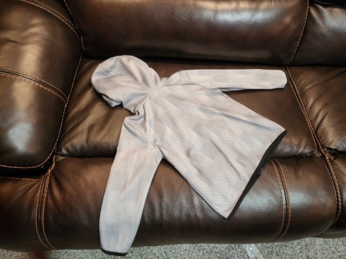 NBA BOYS FULL ZIPPER HOODIE / GRAY ON GRAY SIZE 4T - Picture 8 of 8