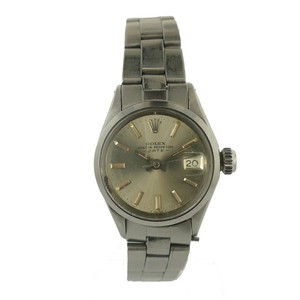 ROLEX 6516 OYSTER PERPETUAL DATE 1975 SILVER DIAL STAINLESS STEEL LADIES WATCH | eBay