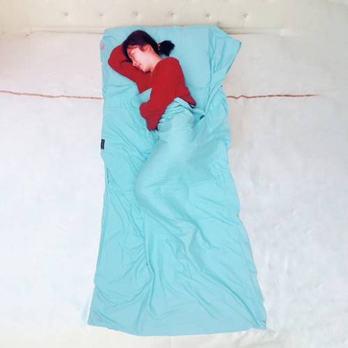 Silk Soft Sleeping Bag Liner Travel Sheet Camping Sleep Bag Hostel Prevent Dirty - Picture 15 of 22