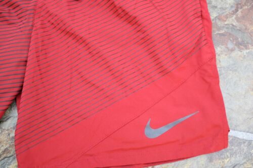 Nike Dri-FIT Men's Red Black Running Training Shorts L 857785-608 Inseam 7” - Picture 2 of 8