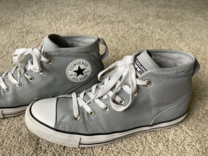 light gray chuck taylors