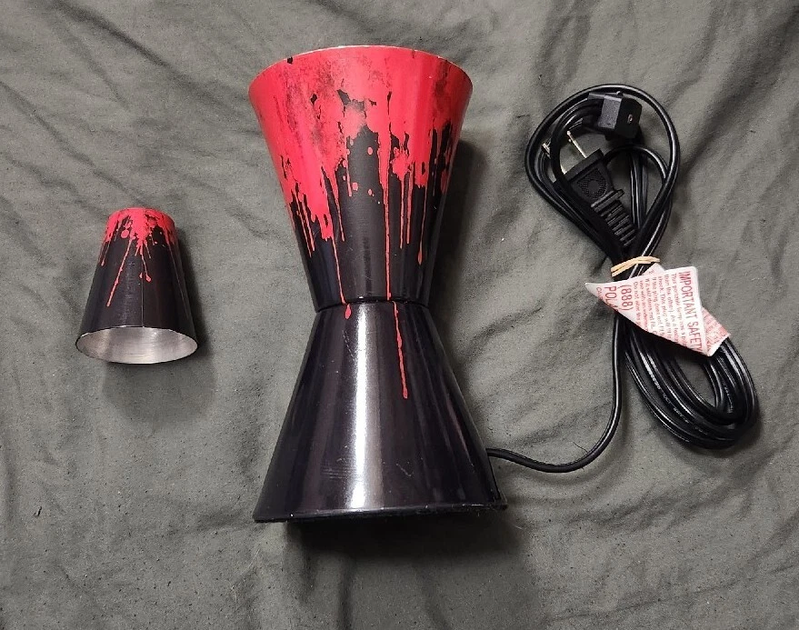 Original Blood Bloody Horror Lava Lamp Base and Top Spencers Exclusive Halloween