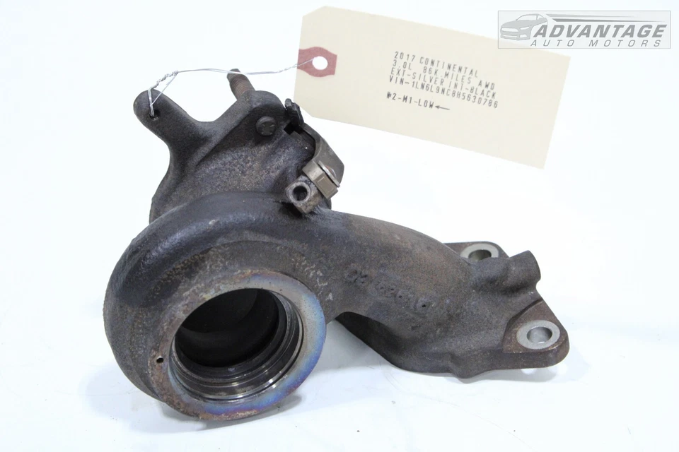 2017-2020 LINCOLN CONTINENTAL 3.0L DRIVER SIDE ENGINE TURBO TURBOCHARGER OEM - Image 3 of 4