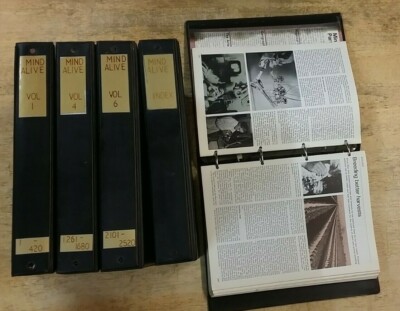 4 MIND ALIVE BINDERS PLUS INDEX by MARSHALL CAVENDISH  ** FREE UK POST **BINDERS