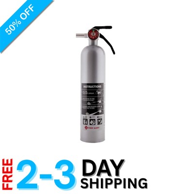 Designer Pewter Fire Extinguisher - Rechargeable,  1-A:10-B:C for Emergencies