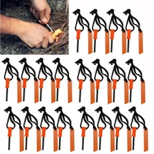 Lot 100 Flint Fire Starter Magnesium Steel Striker Emergency Survival Camping
