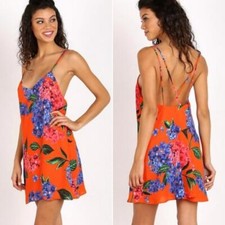 Show Me Your Mumu Criss Cross Applesauce Dress in Bahama Bloom Small