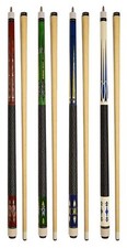 Set of 4 Pool Cues New 58" Billiard House Bar Pool Cue Sticks SET15 18