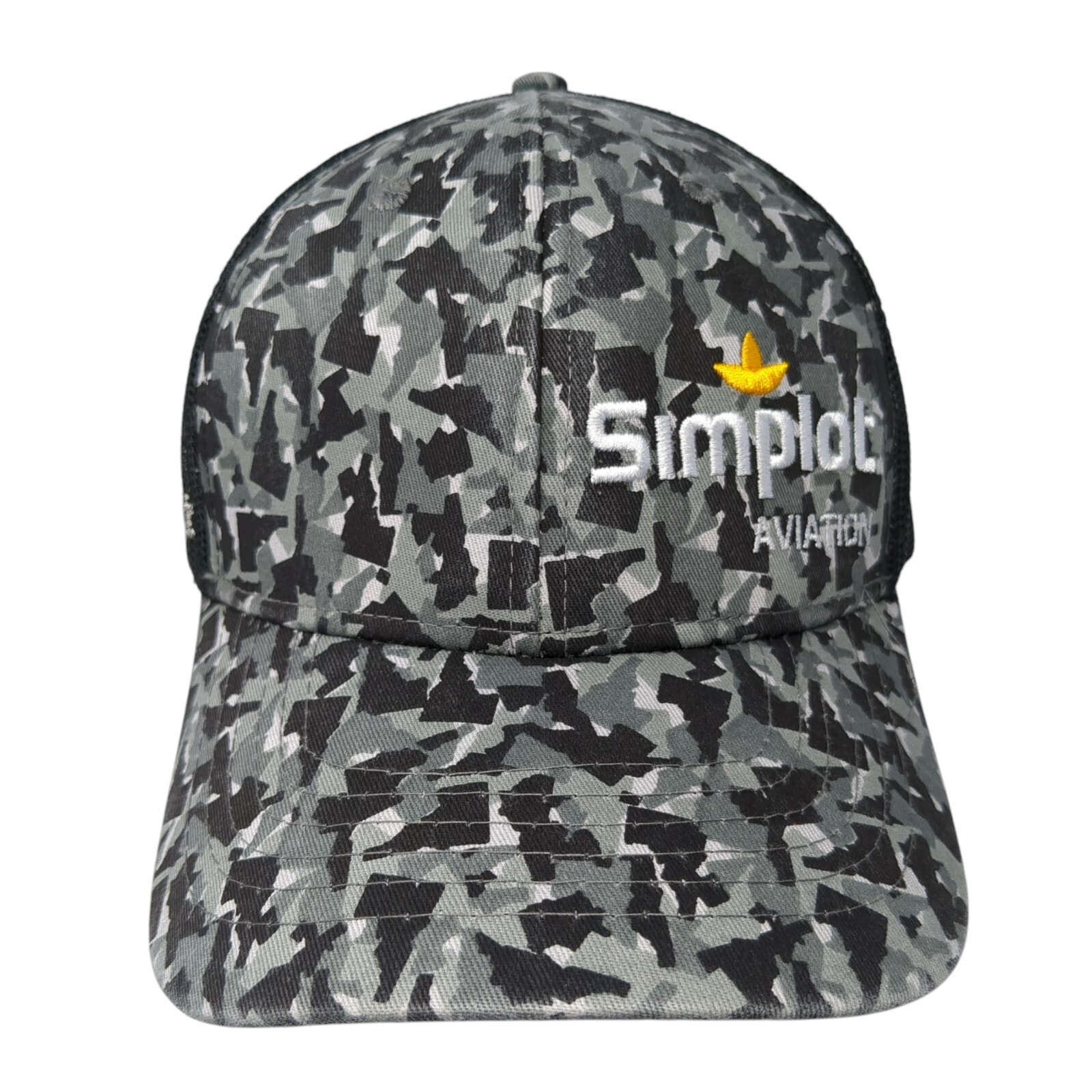 Simplot Snapback Trucker Hat Camouflage One Size … - image 1