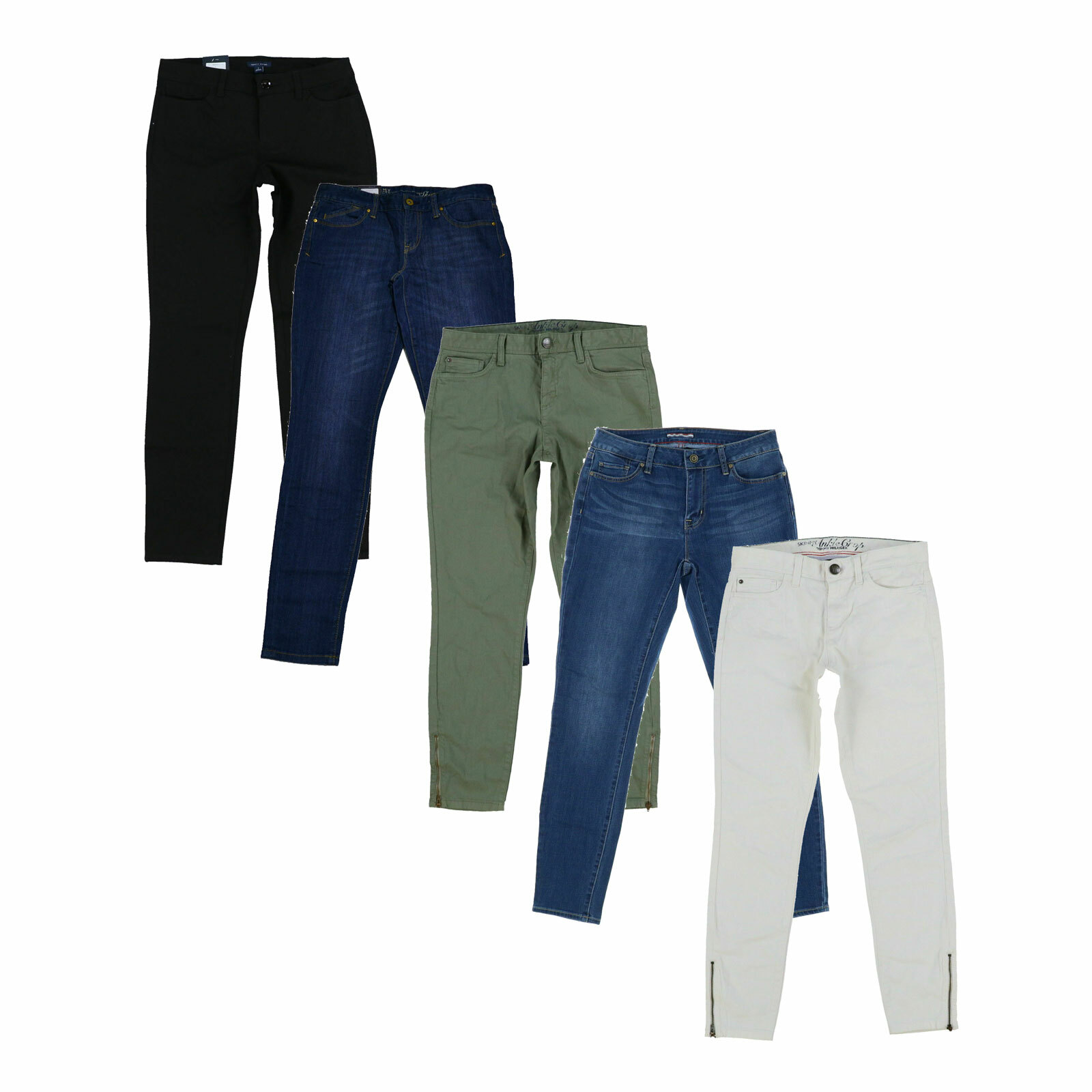 Tommy Hilfiger Womens Jeans Skinny Fit Denim Slim Bottoms Casual Pants