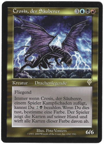 Crosis, der Säuberer / the Purger - INVASION - deutsch (played) Rare Dragon