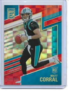 2022 DONRUSS ELITE TMALL  MATT CORRAL  #103  RED  264/399  PANTHERS  RC