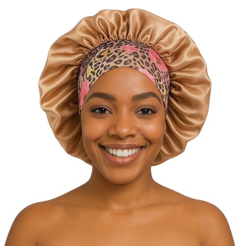 Wide Elastic Band Breathable Lightweight Single Layered Bonnet Caps - Picture 6 of 17
