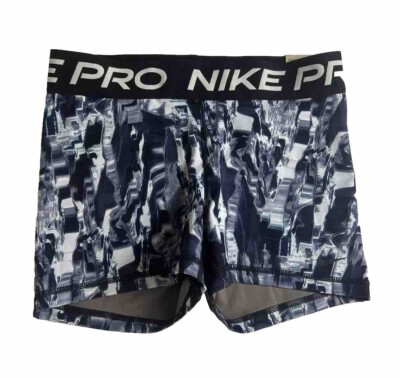 NWT NIKE Pro Women's Dri-Fit Compression Training Biker Shorts Mid Rise  Size XL