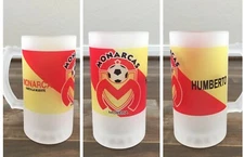16oz Frosted Glass Beer Mug Monarcas Morelia Tarro Message me to add a name 