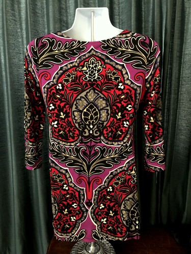 Woman's Sexy Dress Geometric Print Long Sleeve by Style & CO. Small
