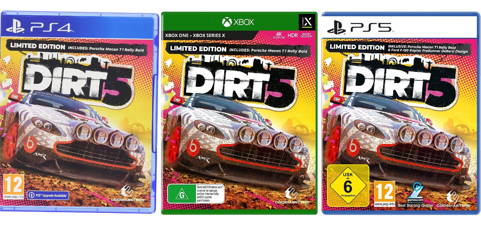 Jogo De Corrida Ps4 Dirt 5 Novo Original Codemasters em Promoção