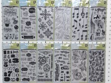 INKADINKADO Clear Stamp Sets - Birthday Dots Flourishes Dogs MORE -YOU PICK -NEW