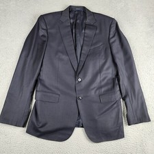 Ermenegildo Zegna Blazer Mens 46 IT 56 Black Wool Multi Season Mila Suit Jacket