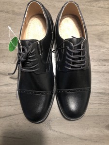 wide width black dress shoes