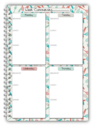 LIBRO PERSONALIZADO DE PLANIFICACIÓN DE COMIDAS FAMILIARES A5/PLANIFICACIÓN DE MENÚS/PLANIFICADOR DE COMIDAS 3 MESES/ - Imagen 6 de 18