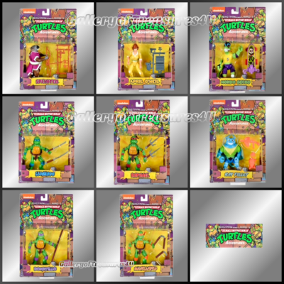 Teenage Mutant Ninja Turtles Adventures Splinter April Mondo Gecko