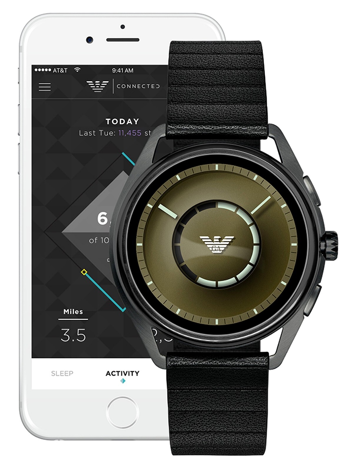 Montre homme Emporio Armani ART5009 le compagnon connecté du quotidien chic