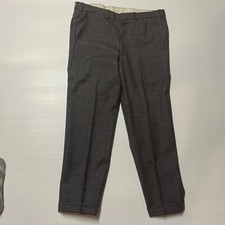 Vintage Brooks Brothers 346 Women's 10  100 Wool Black/Gray Plaid Dress Pants