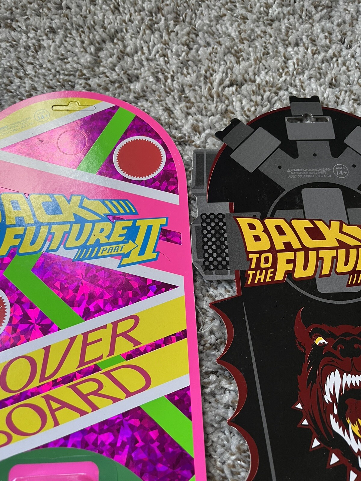Back To The Future Super7 ReAction 35th GRIFF TANNEN & Marty Mcfly Hoverboard