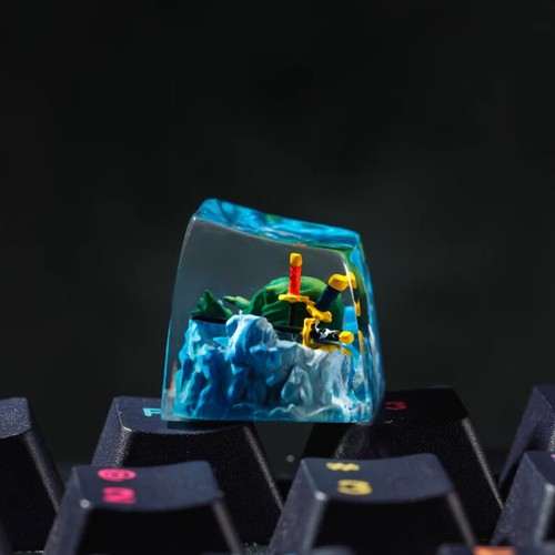 Luffy Artisan Keycap, One Piece Keycap, Custom Anime Keycap Zoro Chopper - Picture 9 of 32