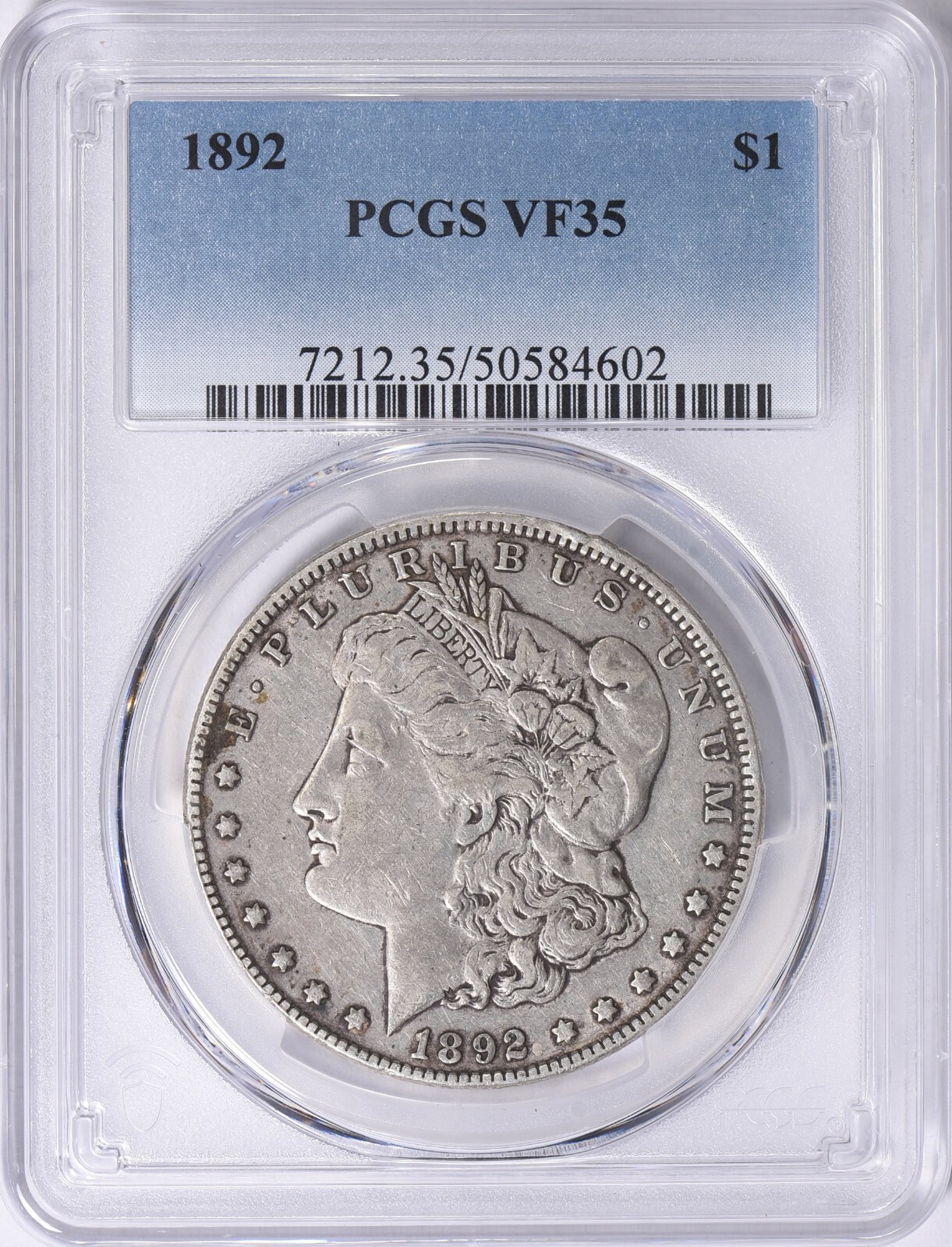 1892 MORGAN SILVER DOLLAR - VERY LOW MINTAGE - 1,036,000 COINS | eBay