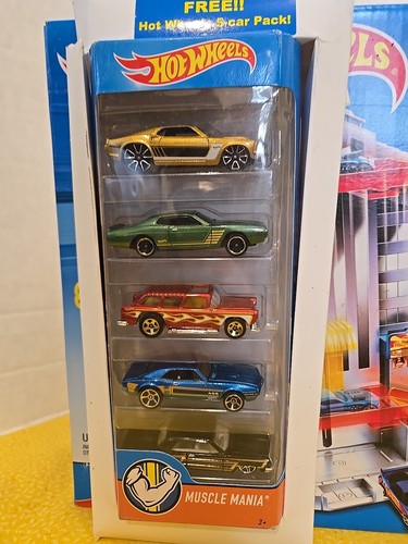 Hot Wheels Speedtropolis Playset 3 Levels Of Action Playset 6 Cars Included - Picture 3 of 4