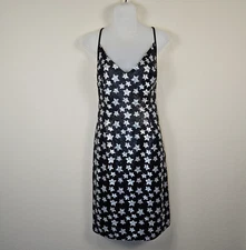 Black Halo Amorie Sequined Dress Starry Night Size 12 NYE Party Mini Sparkle NEW