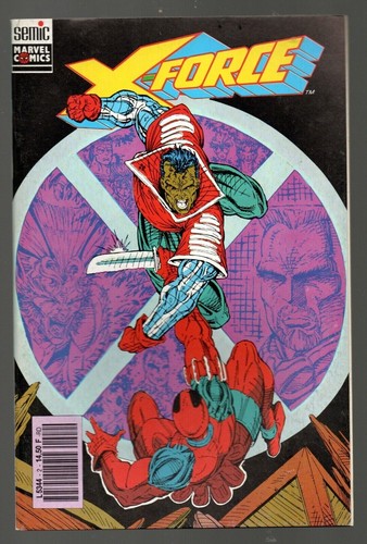 X-FORCE - Version Intégrale Lot de 9 Comics MARVEL Sémic 1992 VF / TBE - Photo 2/10