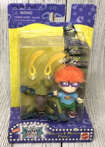 The Rugrats Film Vintage 1998 Chuckie & Monkey Spielset NEU selten Mattel - Bild 4 von 8