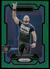 2024 Panini Prizm WWE Green #196 Karl Anderson wrestling card