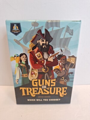 Castillo Games Guns or Treasure   Family Board Game   Ages 8+   2 to 6 Players