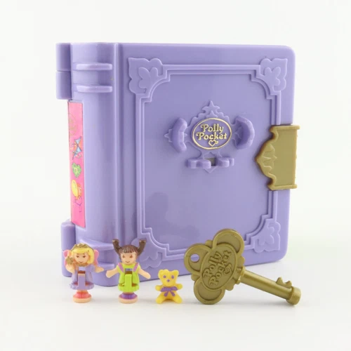 POLLY POCKET 1996 Polly's Toyland Toy Land COMPLETE w/ MINT LOGO & MINT KEY *