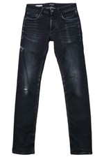 Jack & Jones Jeans Men Gray Size W28 L32 Slim Fit TIM Straight Leg Distressed