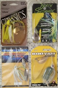 (3) New 3/8 Oz. and (1) 1/2 Oz. Assorted Spinnerbaits