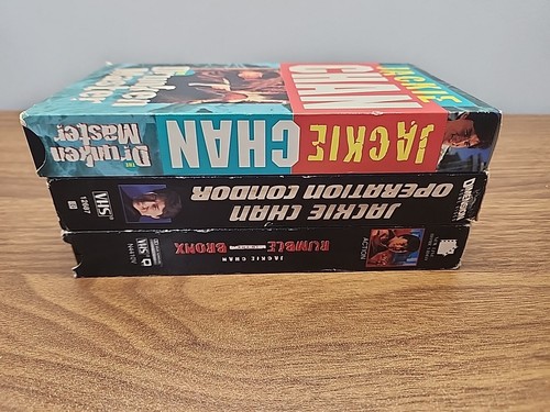 3 Jackie Chan VHS Tapes: Operation Condor Drunken Master Rumble ~ Ex-Blockbuster - Picture 10 of 15
