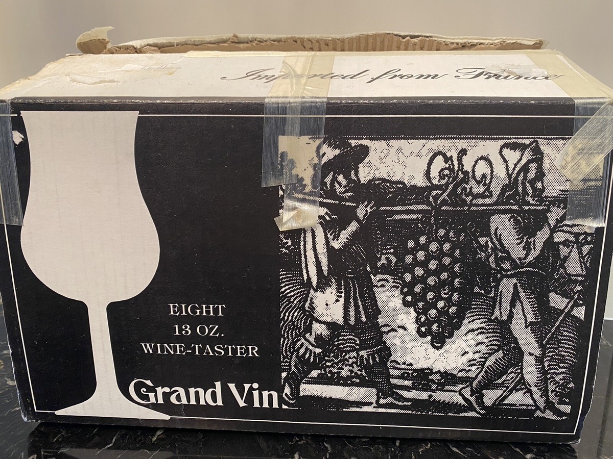 Vintage LUMINARC JG DURAND Grand Vin Wine Glasses France Original