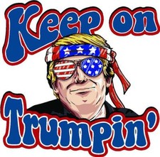 TRUMP 2024 STICKER ANTI DEMOCRAT PRESIDENT MAGA DEPLORABLE DECAL BUMPER AMERICA