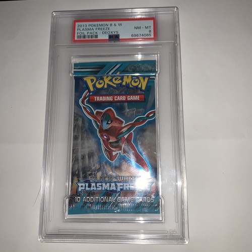 Pokémon TCG - Plasma Freeze Booster Pack - 2013 B&W - Sealed - Deoxys Psa 8