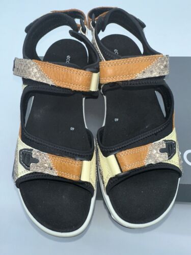Ecco Yucatan Offroad Sandals Hiking Multicolor Women S EU 40 Us 9-9.5 REP BOX - Picture 4 of 7