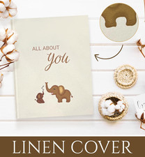 Babys First Year Book Baby Memory Boy Girl Photo Album Minimalist Scrapbook Warm