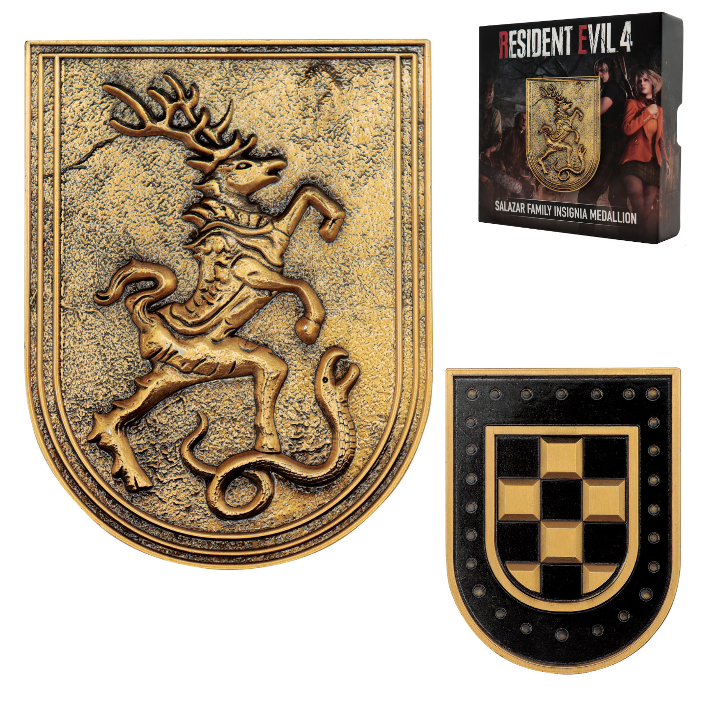 Resident Evil 4 Salazar Family Insignia Collectible Metal Medallion - Image 2