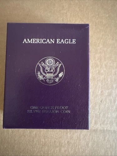 1986-S $1 AMERICAN SILVER EAGLE PROOF  1 oz .999 GEM PROOF w/OGP & COA  A6452