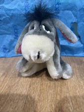 Vintage Sears Eeyore Disney Winnie the Pooh Plush Stuffed Animal Toy 6" B118